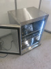 Precision Stainless Steel Single Glass Door Bottle Cooler, Model BBS600, S/N 199123. Size H85 x W60 x D50cm. Comes with Keys & Operating Instructions. NOTE: installed new and appears never used. - 6