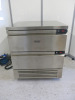 Foster Commercial Flex Drawer Fridge/Freezer Counter with 2 Drawers, Model 35-105 FFC4/2, S/N E6079464, YOM 2023. Size H90 x W78 x D70cm. Appears Little Used. Comes With Keys & Operators Manual. NOTE: installed new and appears hardly used.