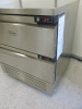 Foster Commercial Flex Drawer Fridge/Freezer Counter with 2 Drawers, Model 35-105 FFC4/2, S/N E6078795, YOM 2023. Size H90 x W78 x D70cm. Appears Little Used. Comes with Keys & Operators Manual. NOTE: installed new and appears hardly used. - 2
