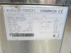 Diaminox Curved Glass Display Fridge with Black Finish & Stainless Steel Base, Model DX-1000CF2. Size H120 x W100 x D73cm. - 6