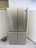 Haier Series 5 Multi Door American Style Fridge Freezer, Model HCR5919ENMP, S/N BC11EGE0000TXP9A0038. Size H191 x W90 x D64cm. NOTE: installed new and appears hardly used.