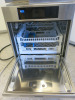 Meiko Front Loading Glass or Dishwasher, Model M-iClean US, S/N 10597072, YOM 2023, 3 Phase. Comes with 1 x Basket Manual. Size H70 x W46 x D60cm. NOTE: installed new and appears tested only as premises never opened. - 10