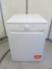Indesit Dishwasher, Model D2F HK26, S/N 452347054677. Size H85 x W60 x D60cm. NOTE: installed new and appears hardly used.