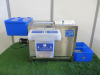Greaseshield Grease Trap, Model GS1000, S/N 216254, DOM 03/2023. Comes with Stainless Steel Stand. NOTE: installed new and appears hardly used.