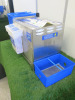 Greaseshield Grease Trap, Model GS1000, S/N 216254, DOM 03/2023. Comes with Stainless Steel Stand. NOTE: installed new and appears hardly used. - 7