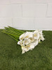 Box of 48 x Faux Long Stem White Lilly's Flowers (80cm) with Hoot & Line.
