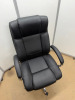 Office Boffins Texas Heavy Duty Black Bonded Leather Office Swivel Chair, with Chrome Legs. - 2