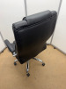 Office Boffins Texas Heavy Duty Black Bonded Leather Office Swivel Chair, with Chrome Legs. - 3