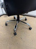 Office Boffins Texas Heavy Duty Black Bonded Leather Office Swivel Chair, with Chrome Legs. - 5