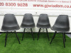9 x Black Eames Style Chairs. - 10