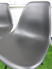9 x Black Eames Style Chairs. - 12
