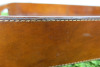 The East India Company Brown Leather Display Tray. Size 58 x 36cm. - 4
