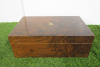 The East India Company Queen Elizabeth II Diamond Jubilee Polished Wood Coin Chest with Purple Velvet Interior, 2 x Gold Coin Information Books, Gold/Diamond Jewellery Magnifying Tool & 2 x Polished Wood & Purple Velvet Lined Trays. Comes with Original Bo