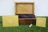 The East India Company Queen Elizabeth II Diamond Jubilee Polished Wood Coin Chest with Purple Velvet Interior, 2 x Gold Coin Information Books, Gold/Diamond Jewellery Magnifying Tool & 2 x Polished Wood & Purple Velvet Lined Trays. Comes with Original Bo - 4