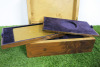 The East India Company Queen Elizabeth II Diamond Jubilee Polished Wood Coin Chest with Purple Velvet Interior, 2 x Gold Coin Information Books, Gold/Diamond Jewellery Magnifying Tool & 2 x Polished Wood & Purple Velvet Lined Trays. Comes with Original Bo - 8
