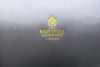 The East India Company Navy Fabric Storage Box with Navy Satin Fabric Interior. Size H13 x W28 x D28cm. - 4