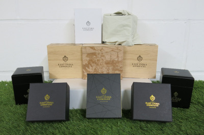 11 x The East India Company Assorted Size & Design Gift Boxes/Vanity Cases.