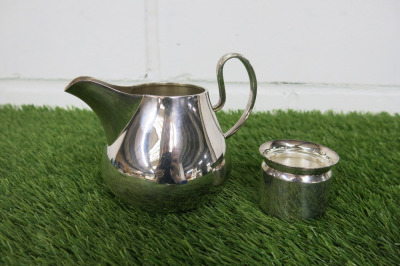 1 x The East India Company Hallmarked A1 Silver Pitcher & 1 x The East India Company Hallmarked 925 Silver Lota, Weight 71g.