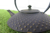ChaCult Decorative Flat Black Ceramic Tea Pot. - 2