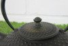 ChaCult Decorative Flat Black Ceramic Tea Pot. - 3