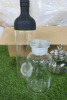 Large Lot of Glass Crockery to Include: Tea Pots, Cups, Jugs, Bottles etc. - 2