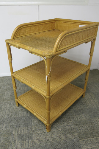 BonBon 3 Tier Wicker Baby Changing Station. Size H100 x W57 x D78cm.