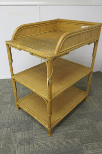 BonBon 3 Tier Wicker Baby Changing Station. Size H100 x W57 x D78cm.