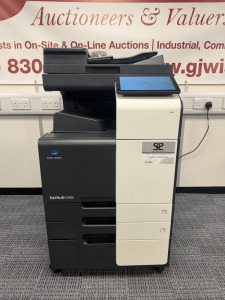 Konica Minolta Bizhub C250i Photocopier. Total Count 11,679. NOTE: 1 x damaged wheel requires repair.