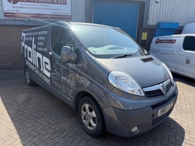 YS61 CJE: Vauxhall Vivaro 2900 Sport CDTI LW Panel Van in Grey. Diesel, 1955cc, Mileage Circa 133,458. MOT Expires 23rd Feb 2027. Comes with Logbook & 2 x Keys. NOTE: CAT N Insurance Write Off.
