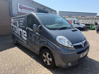 YS61 JZN: Vauxhall Vivaro 2900 Sport CDTI LW Panel Van in Grey. Diesel, 1955cc, Mileage Circa 97,218. MOT Expires 212th April 2027. Comes with Logbook & 2 x Keys.
