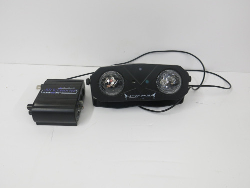 Small Double Light Unit, with a ART Accessories 2 Channel Converter and 2 pairs of Headphones.