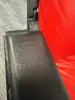 Paltrona Frey Designed by FA Porsche Red Leather & Black Frame Office Swivel Chair. - 8