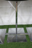 4 x CasaDesus Barcelona Brown Leather on Chrome Frame High Stools. - 4