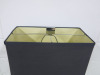 Andrew Martin Carington Table Lamp in Silver with Black Base. Comes with Shade, Model T59-483A. - 2