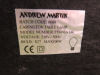 Andrew Martin Carington Table Lamp in Silver with Black Base. Comes with Shade, Model T59-483A. - 4