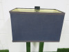 Andrew Martin Carington Table Lamp in Silver with Black Base. Comes with Shade, Model T59-483A. - 3