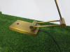 Heathfield & Co Torun Antique Brass Desk Lamp & Comes with Shade. - 2