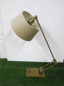 Heathfield & Co Torun Antique Brass Desk Lamp & Comes with Shade.