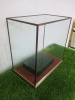Glass Display Case with Wooden Plinth, Size H54 x W54 x D32cm. - 2