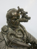 Special Boat Service "Combat Swimmers Break Cover From The Protection of Dark Waters", by Ballantynes of Walkerburn. Electroformed Silver on Granite Base. Size H12". - 8