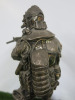 Special Boat Service "Combat Swimmers Break Cover From The Protection of Dark Waters", by Ballantynes of Walkerburn. Electroformed Silver on Granite Base. Size H12". - 12