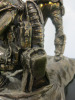 Special Boat Service "Combat Swimmers Break Cover From The Protection of Dark Waters", by Ballantynes of Walkerburn. Electroformed Silver on Granite Base. Size H12". - 16