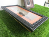 2 x African Face Masks Mounted in Wooden Frame Displays. - 3