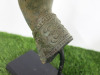 Pair of Bronze Budda Hand Sculptures on Wooden Base. - 4