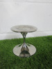 3 x Robert Welch Stainless Steel Pieces to Include: 1 x Candle Stick Holder, 1 x Drift Wine Bottle Coaster & 1 x Large Candle Stick Holder. - 4