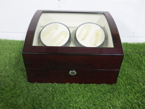 Critiron Watch Winder, Model HW0002-R. Capacity 10 Watches.