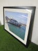 Glazed, Framed & Mounted Picture of a Tiger Lily Super Yacht. Size 74 x 53cm. - 3