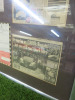 Glazed, Framed & Mounted Assorted Newspaper Cuttings of Bugatti Veyron Receiving a Parking Ticket. Size 71 x 64cm. - 4