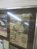 Glazed, Framed & Mounted Assorted Newspaper Cuttings of Bugatti Veyron Receiving a Parking Ticket. Size 71 x 64cm. - 5