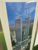 Glazed, Mounted & Framed Picture of "World Trade Centre". Photographed by James Blakeway. Size 113 x 34cm. - 3